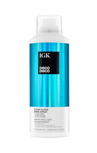 IGK Disco Disco Clear Gloss Hair Shine Spray 5.3 Oz UV Protection - Variation of THIS listing