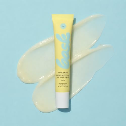 SPF 30 Vanilla Lip Balm with Moisturizing & Shine - Broad Spectrum UVA/UVB Protection