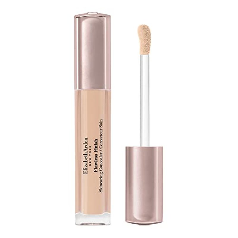Elizabeth Arden Flawless Finish Skincaring Concealer with Hyaluronic Acid, Vitamin C and E, 305 (Medium), 0.2 oz