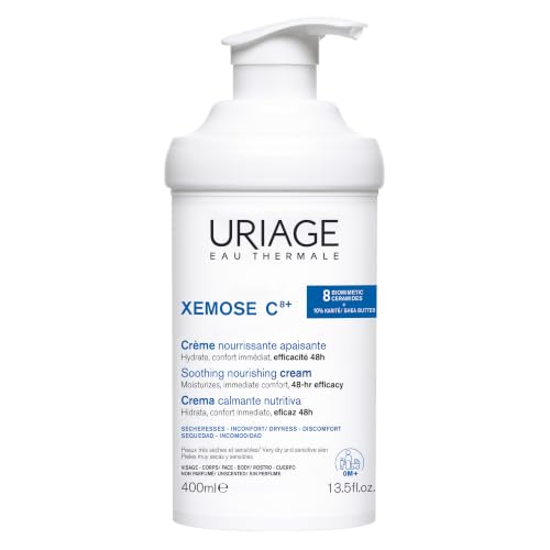 Uriage Xémose C8+ Lipid-Replenishing Body Cream 13.5 Fl Oz for Very Dry Skin