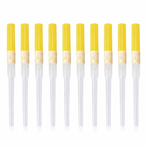 SUMPIGGER 50Pcs 24G Piercing Needles for Ear Nose Body Tattoo Kit