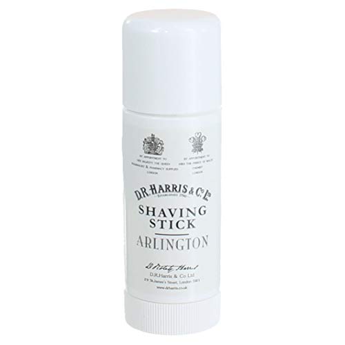 D.R. Harris Arlington Shave Stick - 40g Classic Travel-Size Shaving Soap