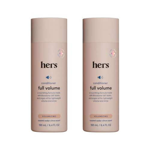 HERS Full Volume Conditioner with Coastal Cedar & Citron Scent - 2 Pack