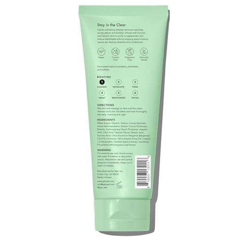 Rael Miracle Bundle - Miracle Clear Exfoliating Cleanser (5.1 fl. oz), Miracle Clear Clarifying Toner (5.1 fl. oz)