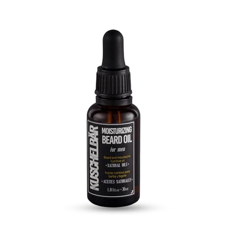 KUSCHELBAR - Beard Oil for Men | Beard Oil for Beard Growth | Provides Hydration, Softness, and Shine | Deep Moisture, Nourishment & Frizz Control | Leave-In, Non-Greasy, Lightweight l 3,38 fl.oz