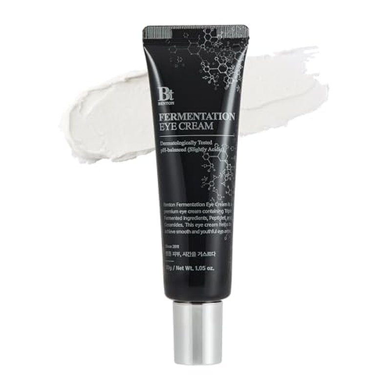 BENTON Fermentation Eye Cream New Version (1.05 oz.) - Galactomyces & Bifida Ferment Anti-Wrinkle Eye Treatment Cream, Dark Circles & Puffiness & Under Eye Bags
