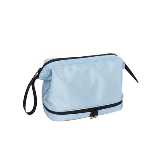 Travel Toiletry Bag, Hanging Toiletry Bag with Wet & Dry Compartments for Women and Men, Portable Makeup Bag with Smooth Zippers, Built to Last for Home, Travel, Gym, Easy to Clean