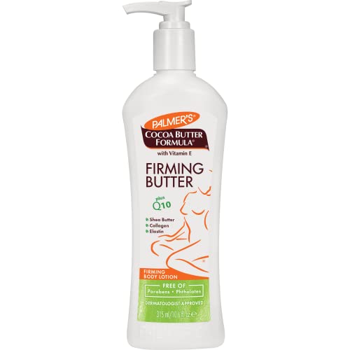 Jergens Skin Firming Body Lotion for Dry to Extra Dry Skin, Skin Tightening Cream with Collagen and Elastin, Dermatologist Tested, Hydralucence Blend Formula, 16.8 Oz