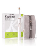 Electric Toothbrush with 1.5X Wider Brush Head, 5 Modes & 300-Day Battery - White
