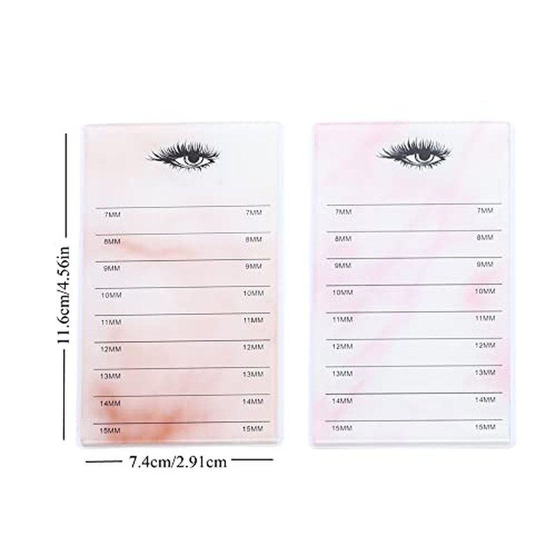 5 Layers Acrylic Eyelash Storage Box, Makeup Eyelashes Extension Close-Packed Display with 5 Pallets, Grafting False Eyelashes Glue Pallet Holder Display Organizer (5 Layer Marble Pink)