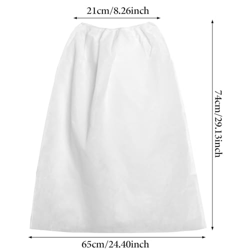 Disposable Spa Wraps 20 Pcs Adjustable Non-Woven Bath Skirts - Hygienic Body Coverings