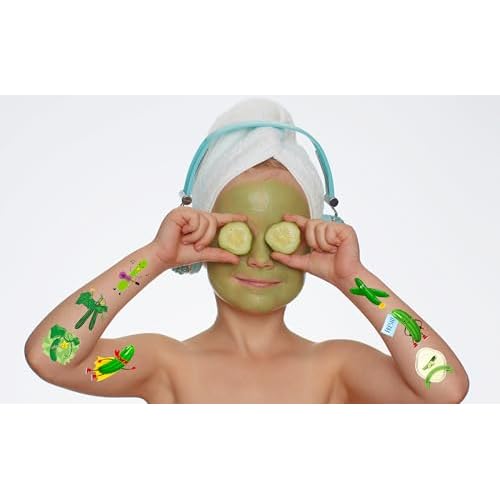 Temporary Tattoos Kits, wumawu Semi Permanent Tattoos, DIY Fake Freckles Temporary Tattoos for Women Men Kids Party,Summer Trend hand Ink with 78 Pcs Tattoo Stencils,Jagua Gel - Full Kit 5 Bottles
