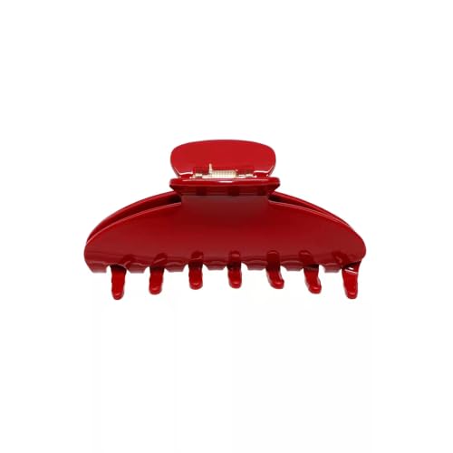 RPZL Cherry Red Acetate Hair Claw Clip - Big Hair Clip for All Hair Types