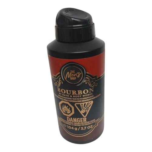 Bath & Body Works Bourbon Set - Shea Body Cream, 3-in-1 Hair & Body Wash, Deodorizing Body Spray