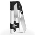 Misen 6-Inch Bunka Knife Black - High-Carbon Stainless Steel Kitchen Utility Knife
