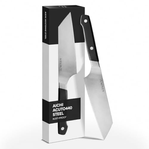 Misen 6-Inch Bunka Knife Black - High-Carbon Stainless Steel Kitchen Utility Knife