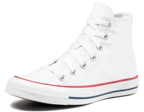 Converse Unisex Chuck Taylor All Star Canvas High Top Sneakers - White, Size 11 Women / 9 Men