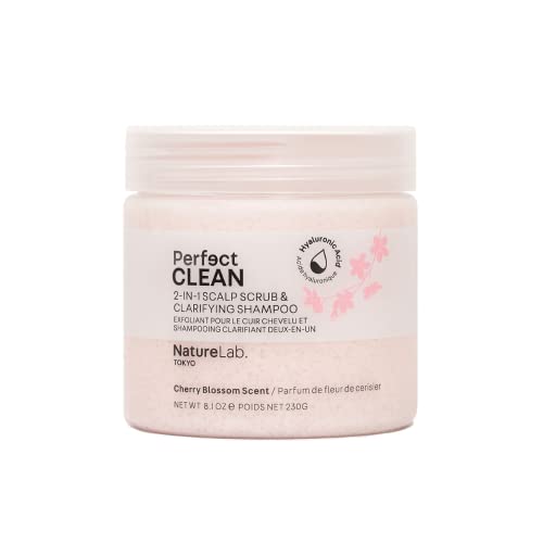 Cherry Blossom Scalp Scrub & Shampoo - Japanese Sakura Scent, 8.1 oz - Variation of THIS listing
