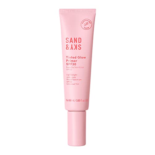Sand & Sky Tinted Glow Primer SPF 30 - Hydrating Skin & Sun Protection