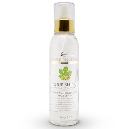 Heat Protectant Hair Spray for All Hair Types 6 oz - Thermal Shield & Shine Mist