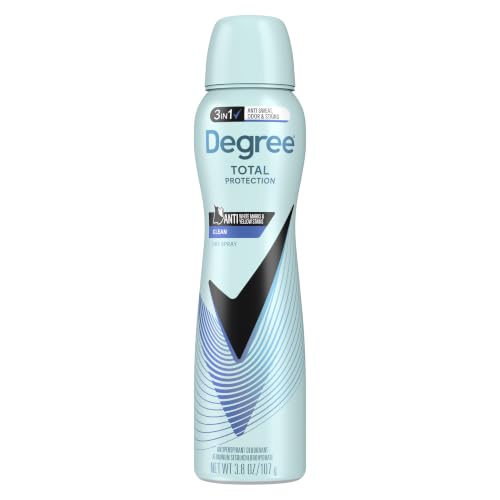 Degree UltraClear Black White Antiperspirant Dry Spray 3.8 oz Pack of 12 - Pure Clean Variation