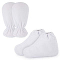 Paraffin Heated SPA Mittens & Foot Liners - Large Size, Elastic Fit, Hot Wax Compatible