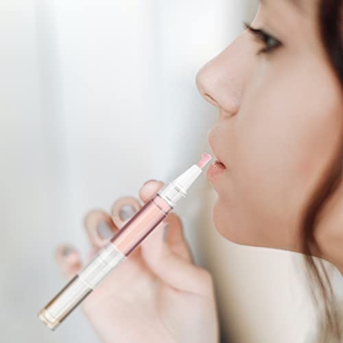 100 Pcs Empty Nail & Lip Oil Pen Set with Brush Tips, Reusable 3ml Containers