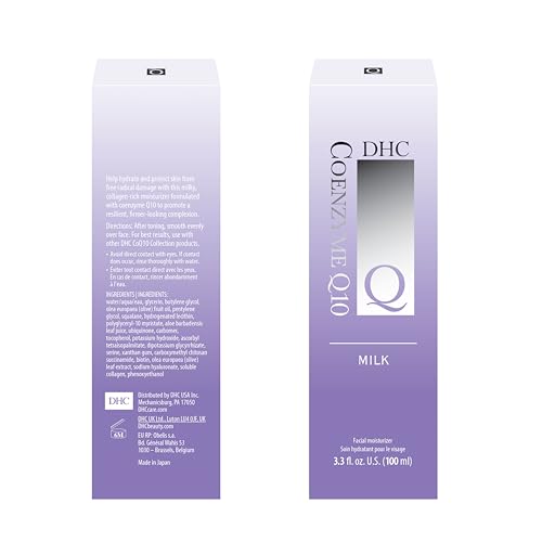 DHC CoQ10 Milk 3.3 fl oz and Cream 1 oz. Net wt