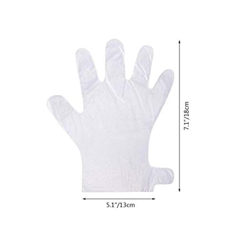 200 pcs Thick Disposable Plastic Hand Glove Mitt Covers for Paraffin Wax Therapy Treatment - Great for Wax Machines