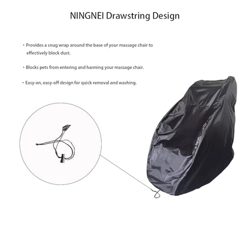 Massage Chair Cover, The Pull-Out Design Prevents Pets from Getting in, and it is Durable to wash,Massage Chair Full Body Cover
