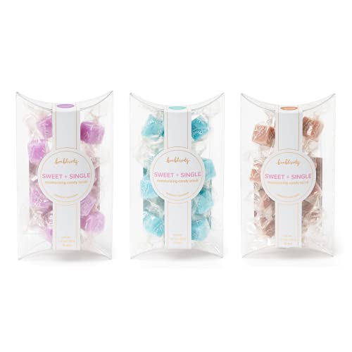 Sugar Scrub Cubes Set with Lavender, Ocean Mist, Vanilla - Exfoliating Hand & Body Care, 36 pcs