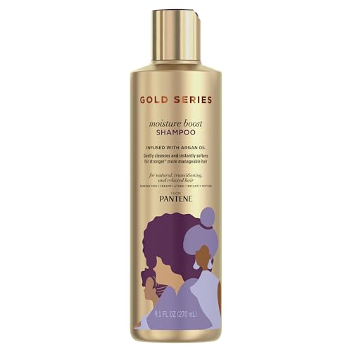 Unscented Pantene Gold Series Moisture Boost Shampoo 9.1oz 2-Pack