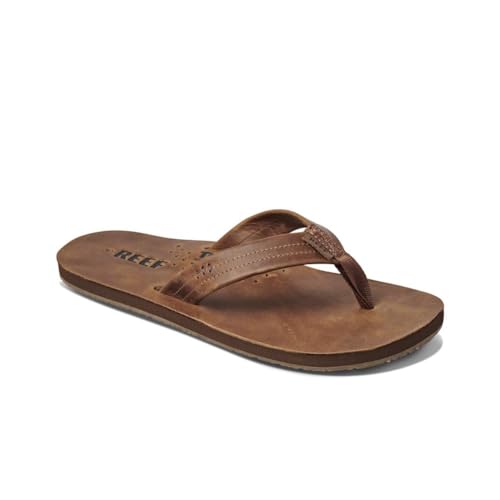 Reef Men’s Draftsmen Flip Flop Sandal - Bronze Brown, Size 13
