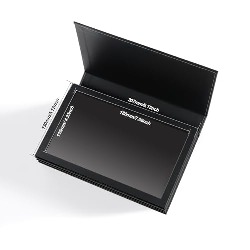 Large 4-Layer Magnetic Makeup Palette - Refillable Eyeshadow & Blush Organizer