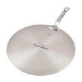 Universal Stainless Steel Lid for Pans - 12.5 Inch Cookware Cover