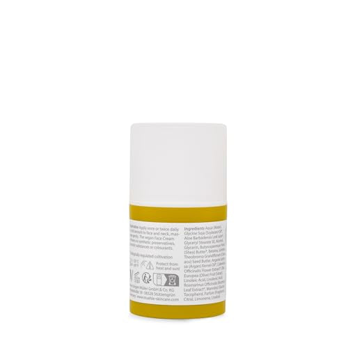 Natural Face Moisturizer with Shea Butter & Argan Oil - Vegan, Organic, All Skin Types 50mL