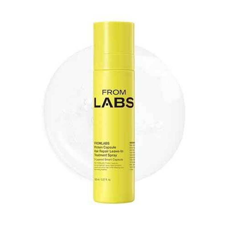 FROM LABS Protein Capsule Leave?In Treatment Spray, Lightweight Hydrating Mist for Heat Protection (Up to 428¡ÆF / 220¡ÆC), Frizz Control & Split Ends Repair, Color?Safe, Fine?Hair Friendly, 5.07 fl oz