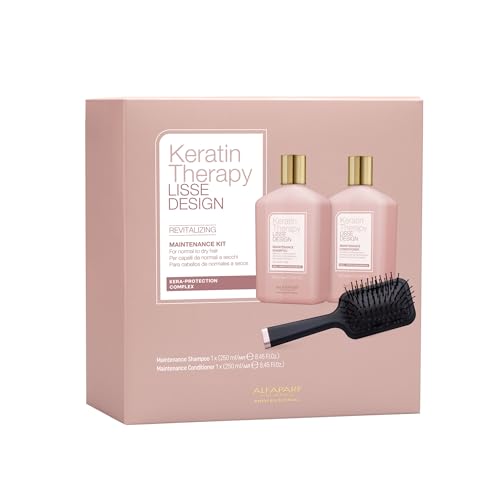 Keratin Shampoo and Conditioner Set for Damaged Hair - Anti-Frizz & Shine
