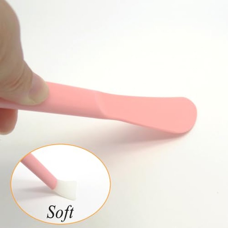 15 Pack Cosmetic Face Maks Spatulas, Reusable Silicone Beauty Brush for Cream, Craft, Gel, Clay, Mud, Makeup Spoon, Multipurpose Applicator Scraper for Mixing, Skincare, Waxing, Facial Mask