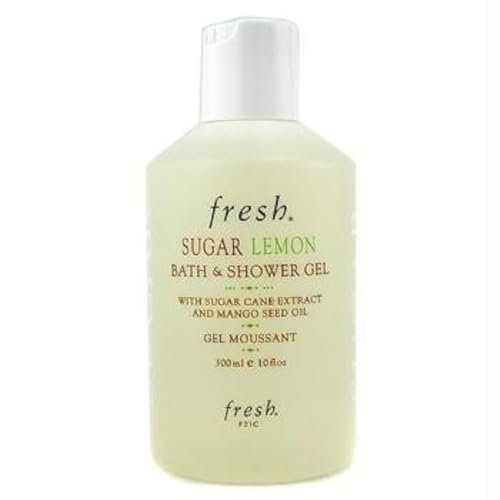 Fresh Sugar Lemon Bath & Shower Gel 300ml - Brightening Body Cleanser