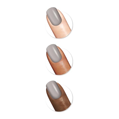 Sally Hansen Good. Kind. Pure. Nail Polish | Plant-Based, Vegan, 16-Free Formula | Opaque, Glossy | 343 Enchanted Memories | Gray Nail Color