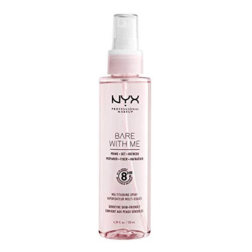 NYX PROFESSIONAL MAKEUP Bare With Me Multitasking Primer & Setting Spray and Makeup Setting Spray Bundle