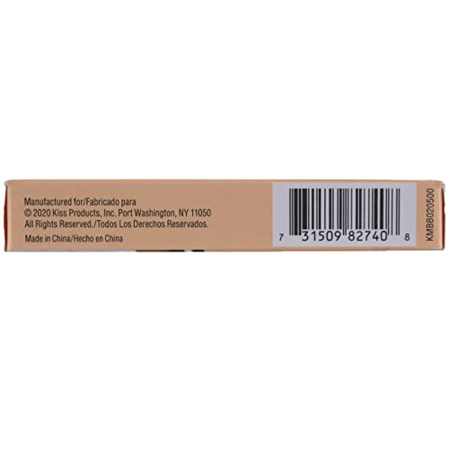 Kiss My Lash But Better No Filters Pack of 6 - Natural-Looking Reusable False Eyelashes, Invisible Band, Day-to-Day Wear