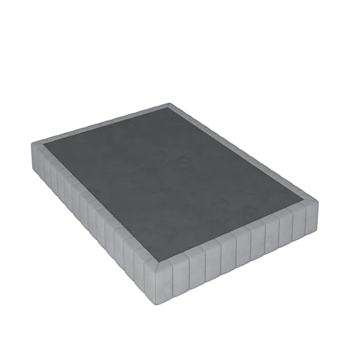 King 9 Inch Heavy-Duty Box Spring Mattress Foundation with Upholstered Cover - Upgrade Version