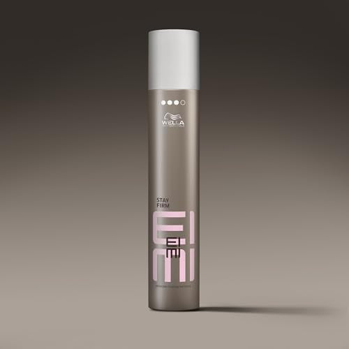 Wella Professionals EIMI Stay Firm | Workable Finishing Hairspray with 24H Firm Hold | Fast Drying | Humidity Resistant, UV & Heat Protectant | 9 Oz
