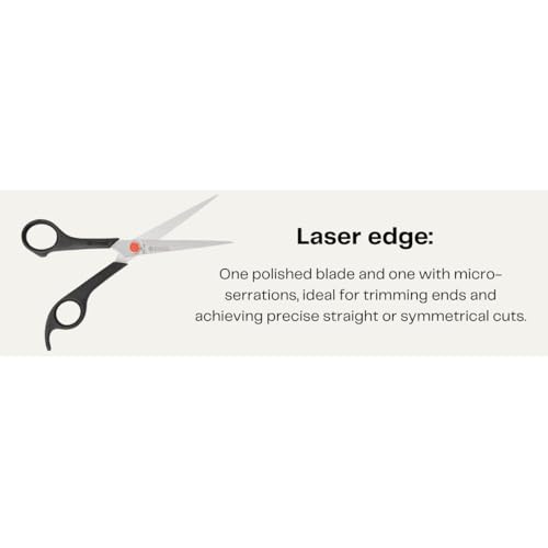 Mundial 663-7 Red Dot 7.5-Inch Stainless Steel Barber Shears Pack of 2