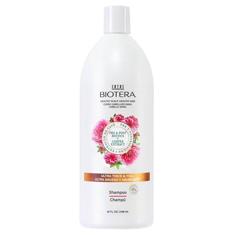 Biotera Ultra Thick & Full Volumizing Shampoo | Increases Volume to Fine, Limp Hair | Microbiome Friendly | Vegan & Animal Test Free | Paraben Free | Color-Safe