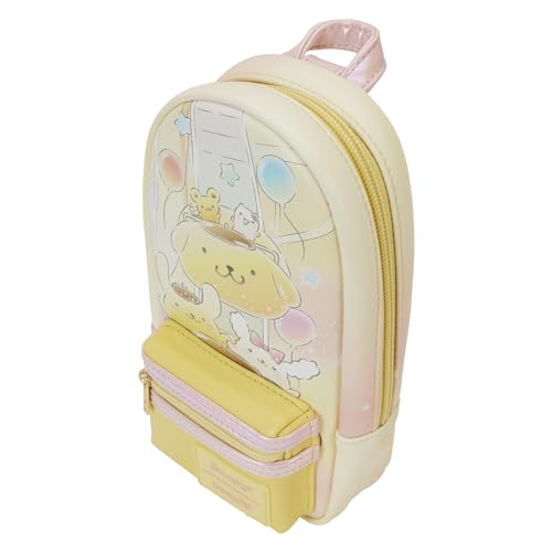 Loungefly Sanrio Pompompurin Carnival Pencil Case - Vegan Leather, Compact Organizer