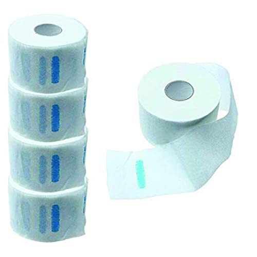 The Shave Factory White Neck Strip, Disposable Barber Paper Roll, Protects Your Neck, Hygienic Option for Barbers, Unisex, All Ages
