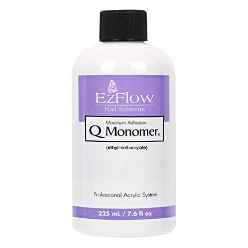 EZ Flow Q Monomer False Nails, 7.6 Fluid Ounce